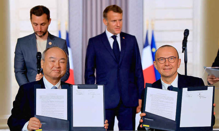 France attracts $108 billion in new foreign  investment, half for SoftBank data centres